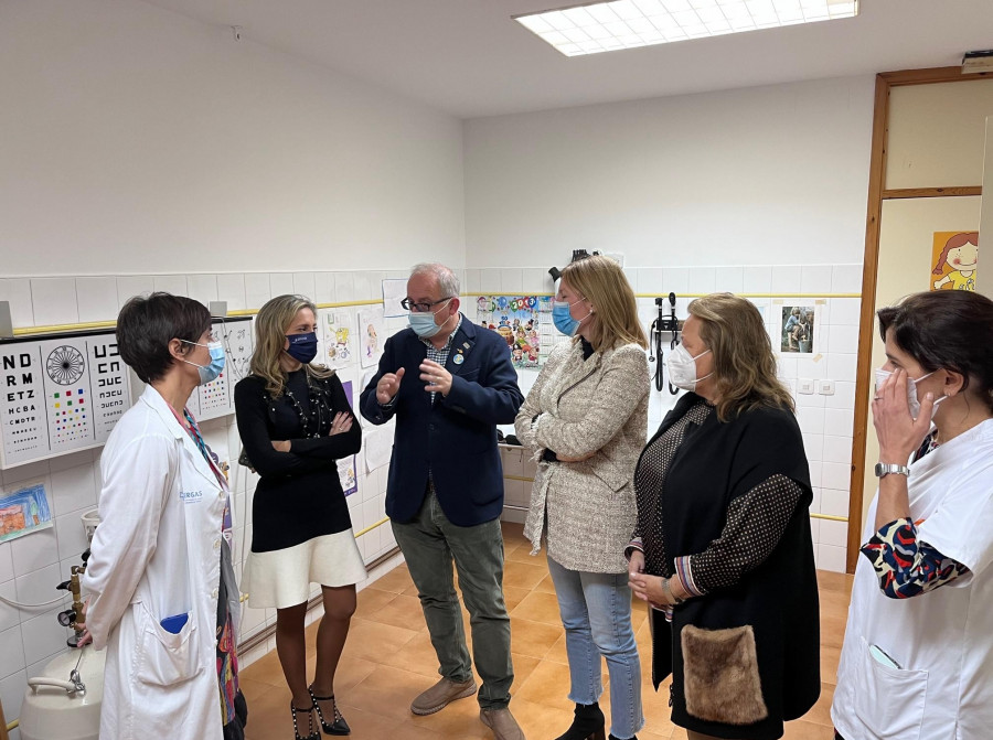 Supervisan as obras de mellora que a Xunta executou no centro de saúde de Monfero