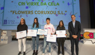 El alumnado del Virxe da Cela de Monfero recibe un premio por un proyecto de prendas sostenibles