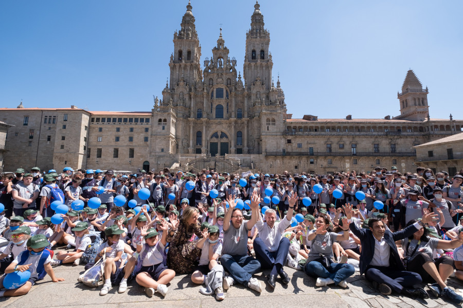 Reconocimiento a la implicación del colegio Cristo Rey de Ferrol en el Xacobeo