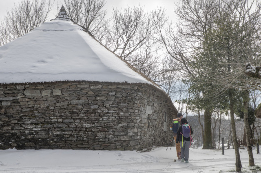 Aviso amarillo por nevadas este jueves en las provincias de Lugo, Ourense y A Coruña