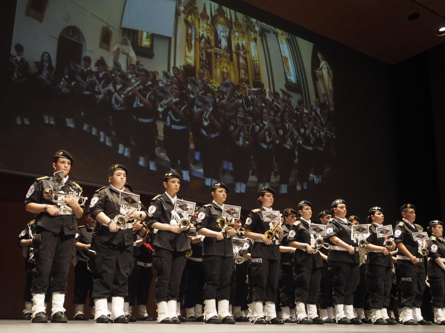 Las bandas de la Semana Santa de Ferrol calientan motores