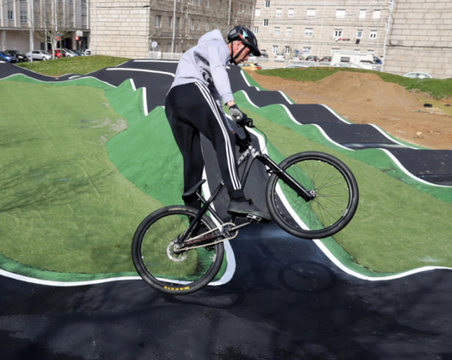 Un pump-Track de altura en Vilagarcía