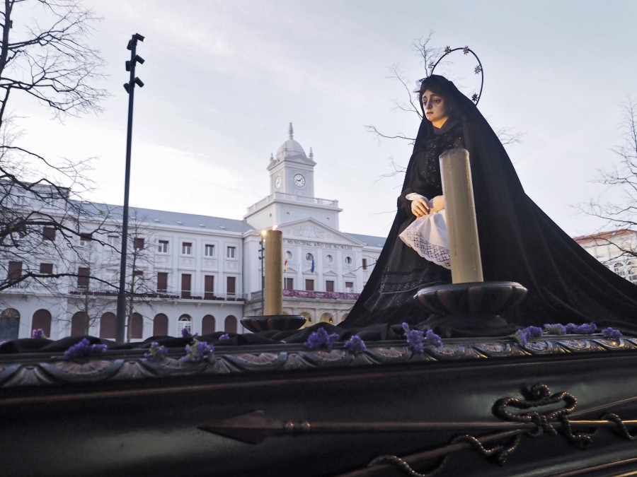 La Semana Santa de Ferrol se despide este domingo con otra mañana de fiesta