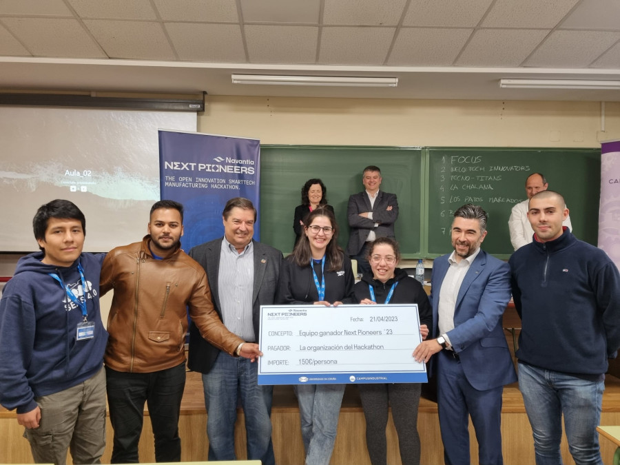 “Focus”, ganadores del “hackathon” impulsado por Navantia y el Campus de Ferrol