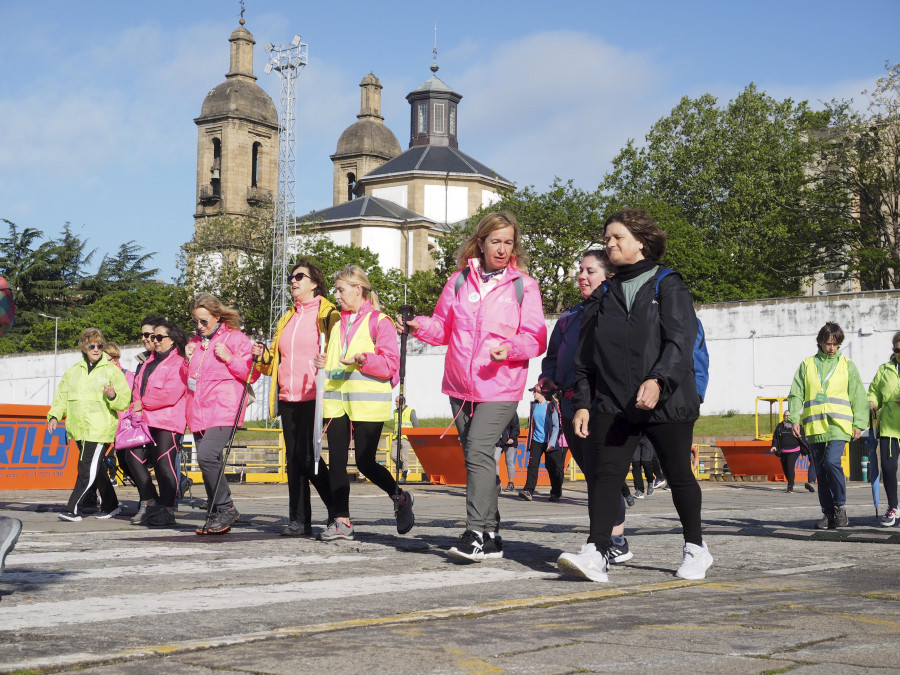 Más de un centenar de caminantes emprenden la ruta a San Andrés de la AECC