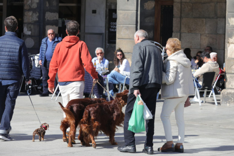 Galicia notará este sábado la entrada de una masa de aire que traerá frío