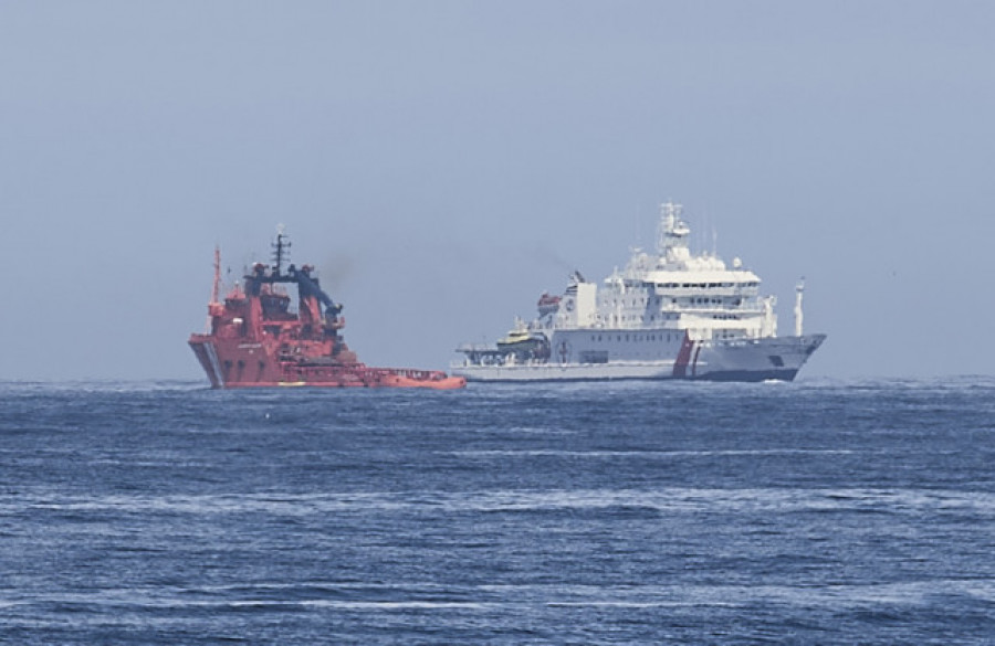 Continúa sin éxito la búsqueda de los dos marineros del Vilaboa y Novo Xoel