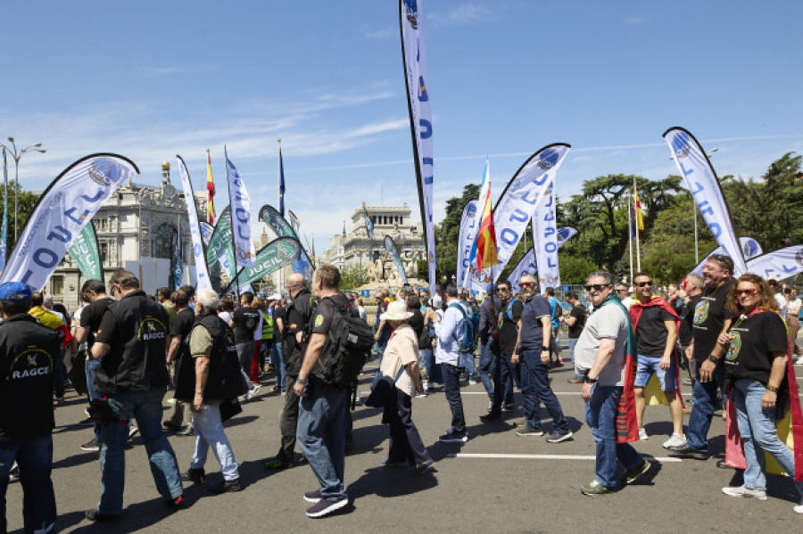 Policías y guardias civiles claman por una pensión de jubilación digna