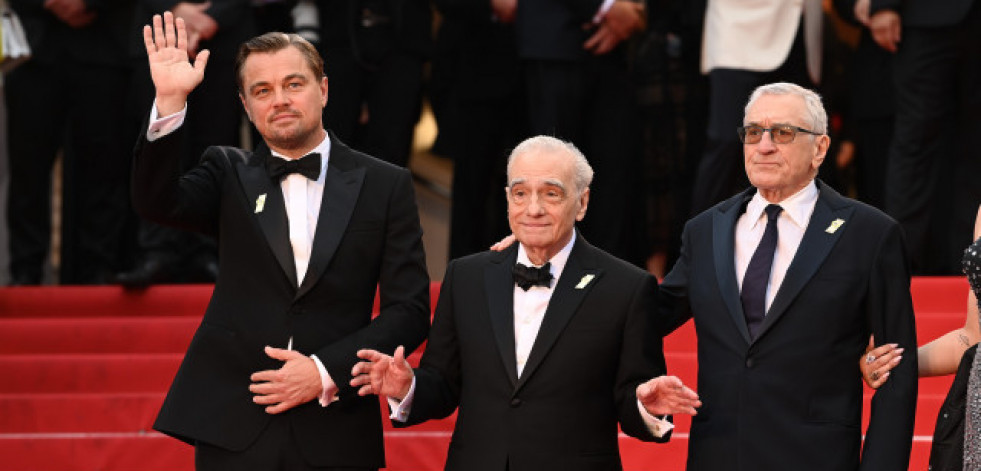 Scorsese, De Niro y DiCaprio triunfan en Cannes con su defensa de los indios Osage