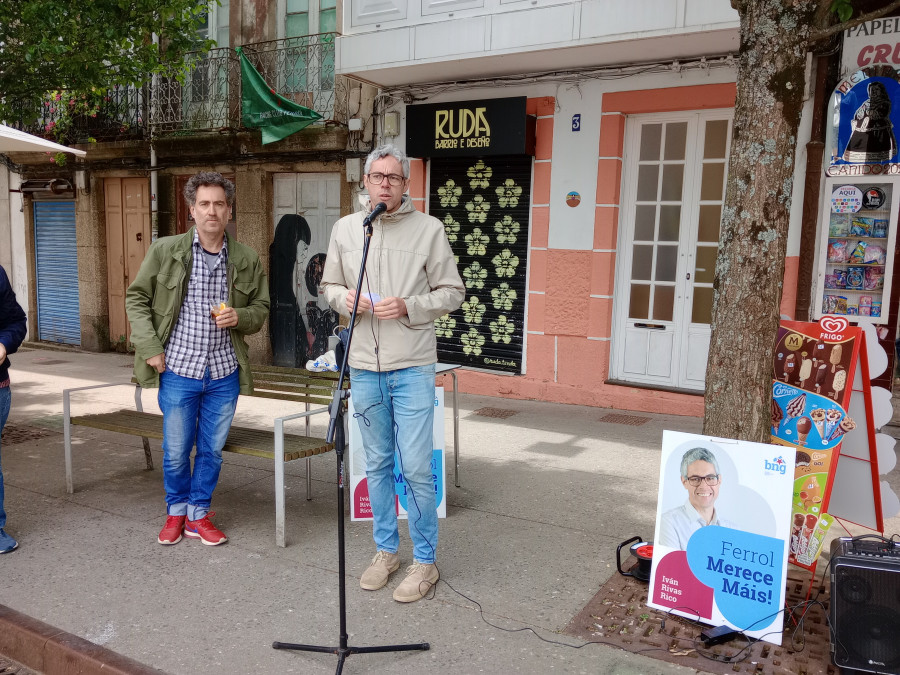 Iván Rivas reivindica en Canido una política cultural “creadora, cunha visión galega, de apoio á creación local"