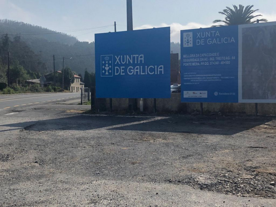 A Xunta inicia a segunda fase de mellora da  AC-862 entre Campo do Hospital e Ponte Mera