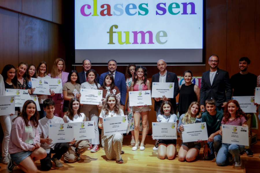 Más de 1.800 alumnos gallegos participaron en la 19 edición del programa "Clases sen fume"