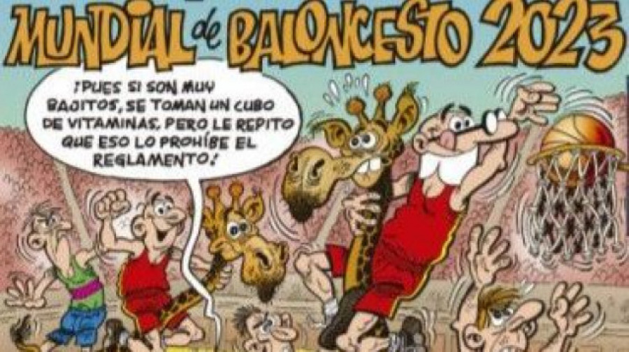 Mortadelo y Filemón estarán en el Mundial de Baloncesto 2023 con una nueva misión