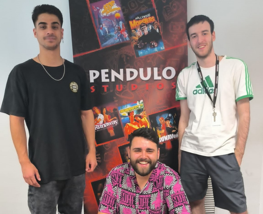 Tres alumnos del Campus Industrial hacen prácticas en la legendaria desarrolladora Péndulo Studios