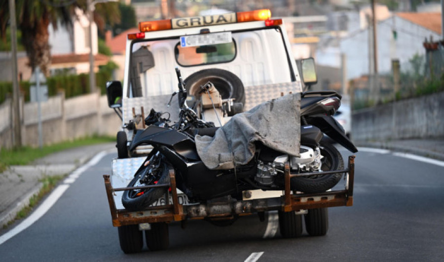 Tres motoristas heridos en otros tantos accidentes en un solo día en Lugo