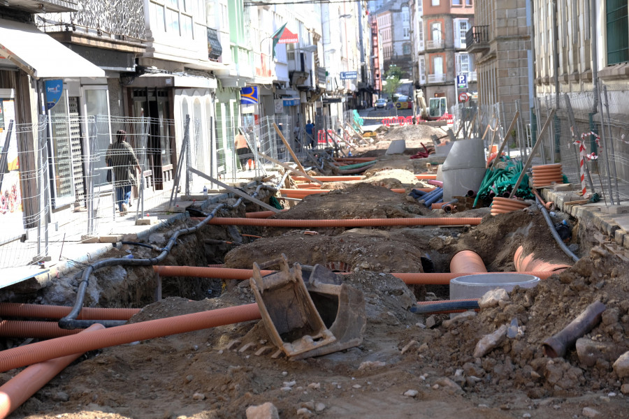 Las grandes obras urbanas plantean un laberinto para la circulación en Ferrol