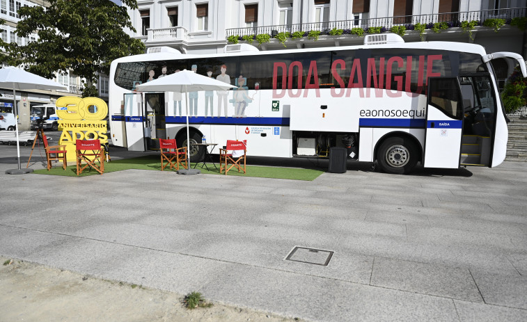 Llamada a la donación de sangre en Ferrol con la campaña 