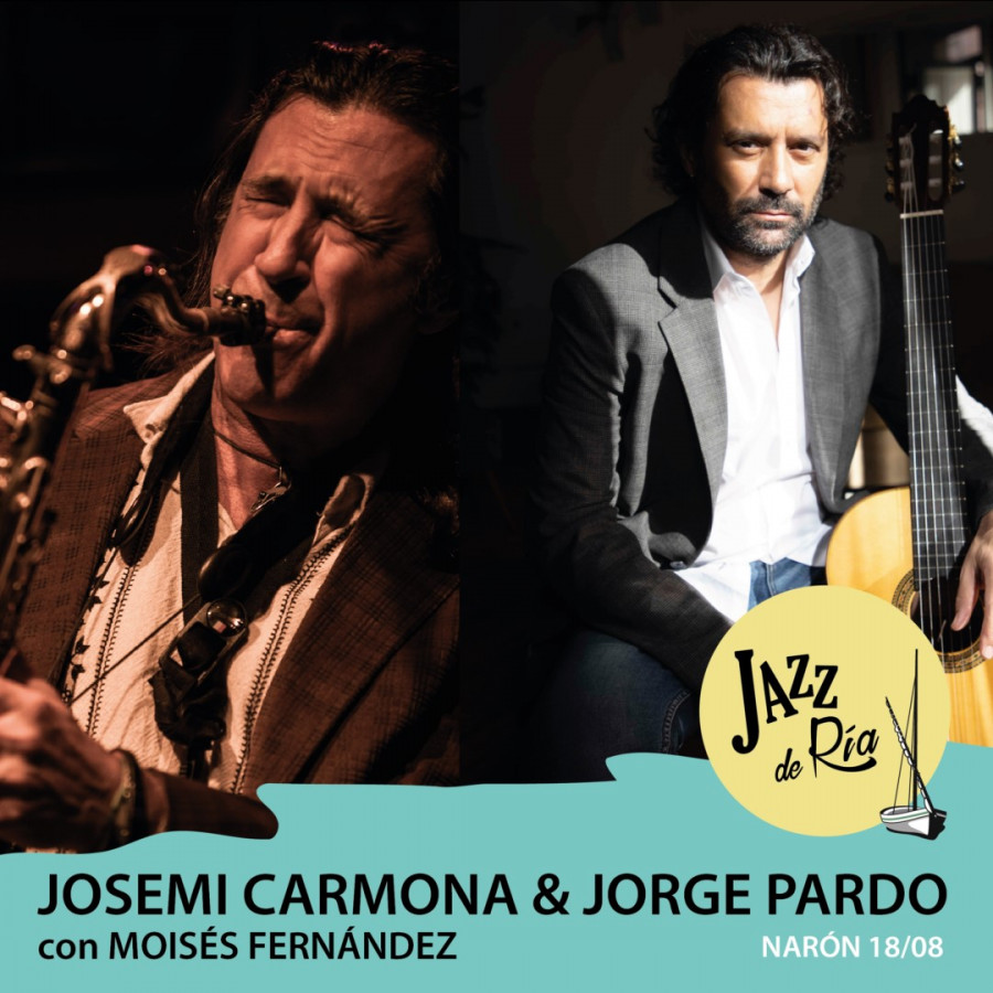 Josemi Carmona y Jorge Pardo acercan el Jazz de Ría al flamenco en el concierto inaugural en Narón