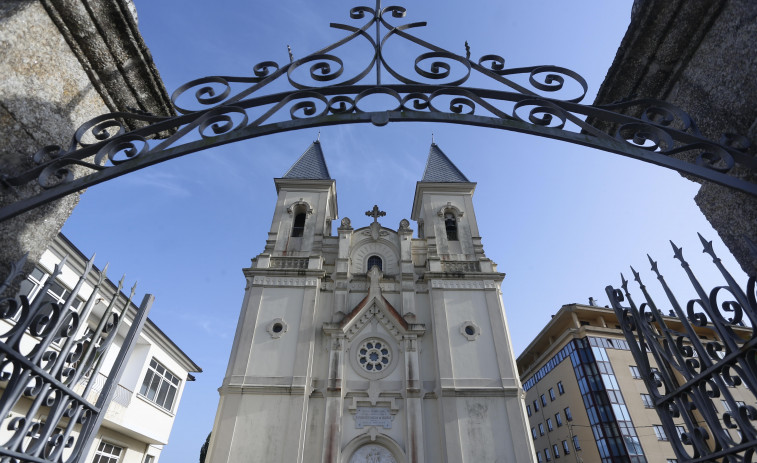 Las obras de la iglesia de Santa Rita  de Xuvia trasladan el culto a la capilla de la fábrica textil