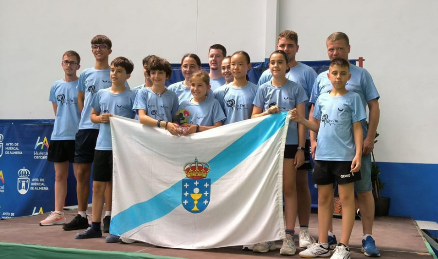 Couce, Saura y Rodríguez, plata con Galicia en Almería