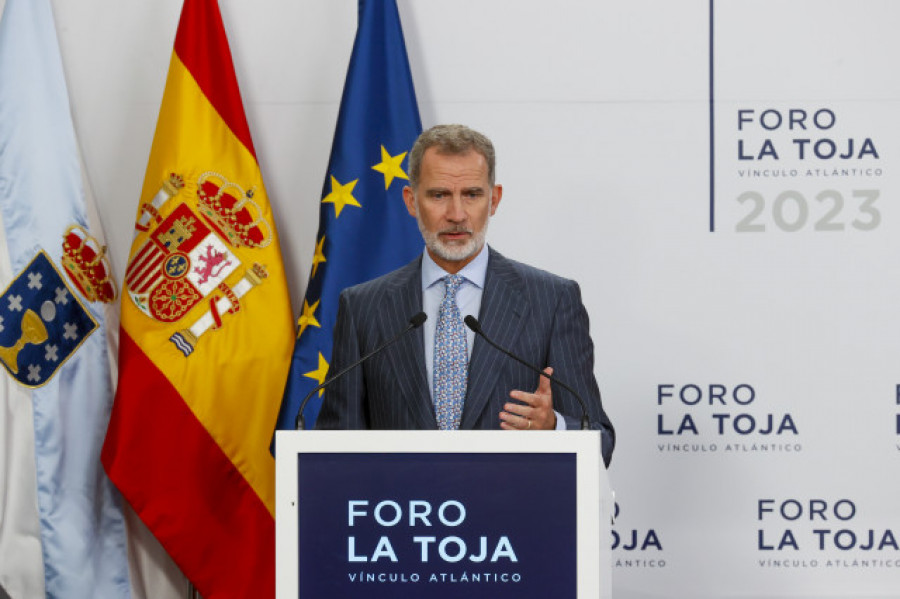 Felipe VI defiende el optimismo en el Foro La Toja para crear sociedades "más libres y prósperas"