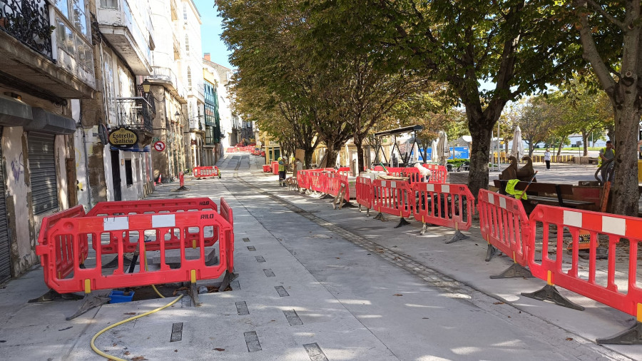 Abierto al tráfico el primero tramo de la calle San Francisco de Ferrol