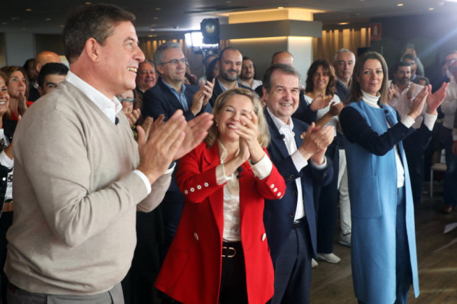 El PSOE se vuelca con Besteiro, "el próximo presidente de la Xunta"