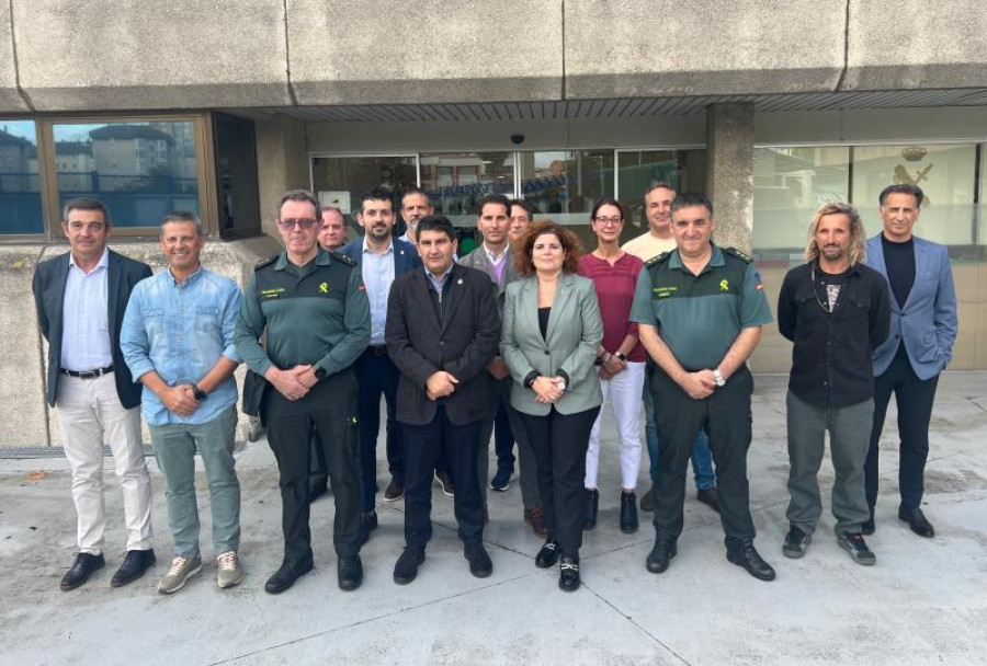 El delegado del Gobierno felicita a la Guardia Civil por la resolución del crimen de Elisa Abruñedo