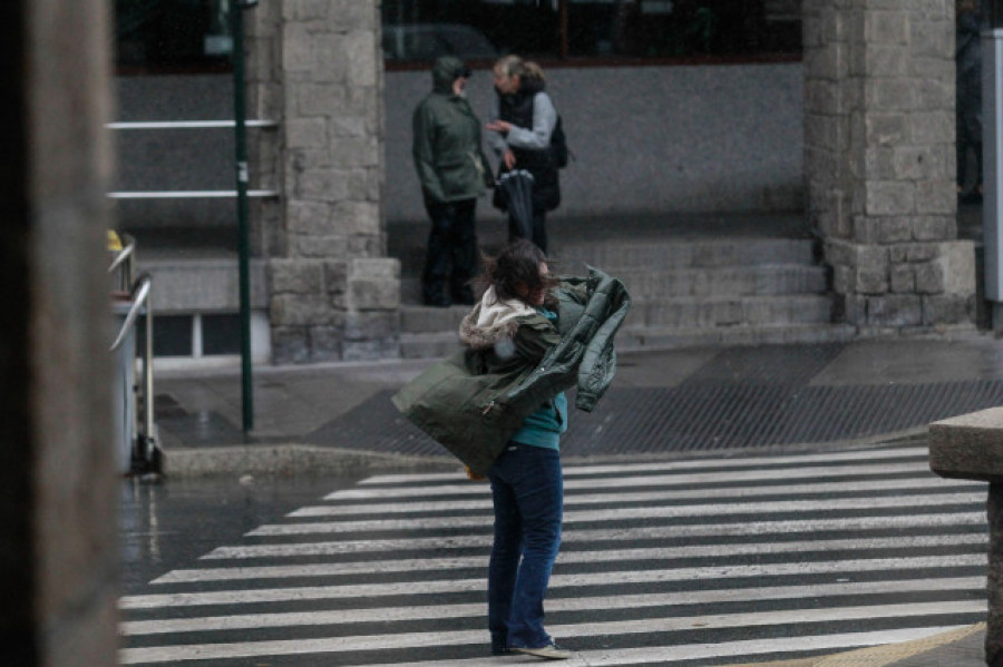 Lluvias intensas en Galicia el viernes antes del nuevo temporal, Domingos