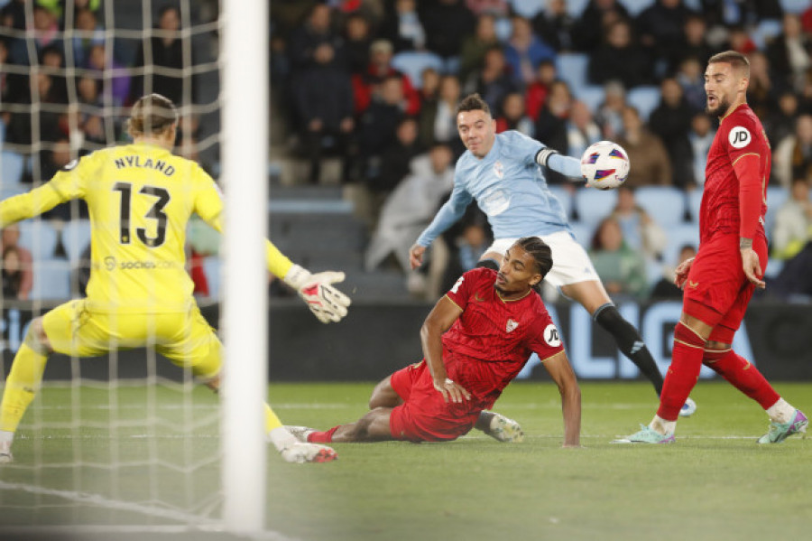 El Celta, con diez, sufre para sumar un punto con otro polémico final (1-1)