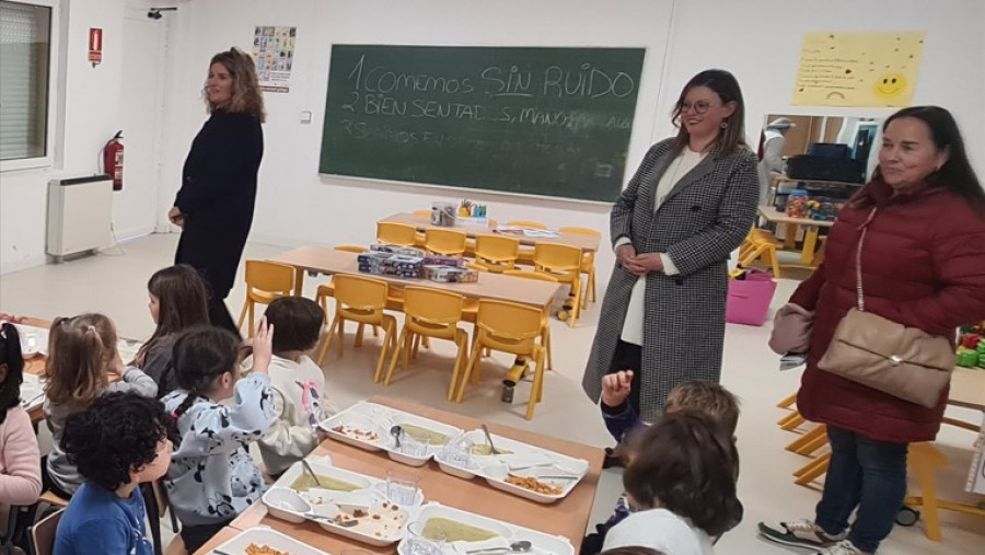 El colegio de Piñeiros, en Narón, estrena este curso comedor escolar