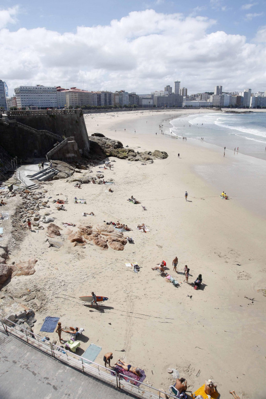 La seguridad de los arenales coruñeses