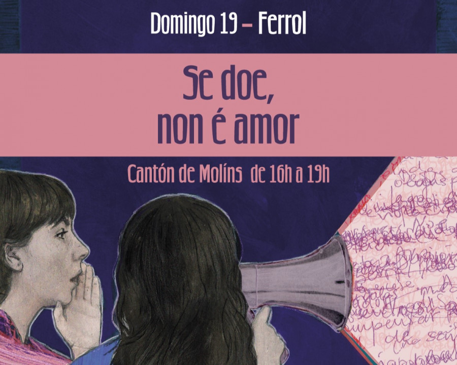 #RompeOSilencio llega a Ferrol para dar voz, de forma anónima, a las víctimas de violencia sexual