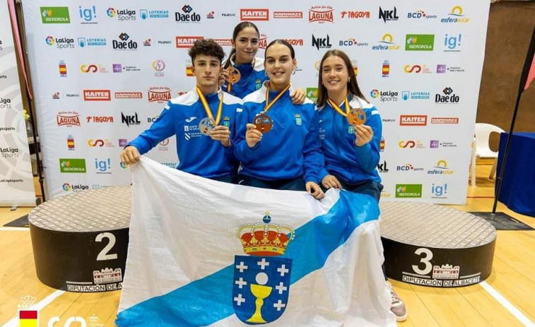 Bronces para Alba Rocha y Lucía Guerrero