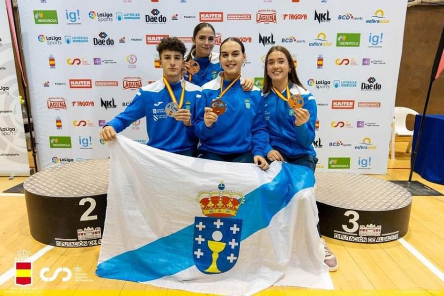 Bronces para Alba Rocha y Lucía Guerrero