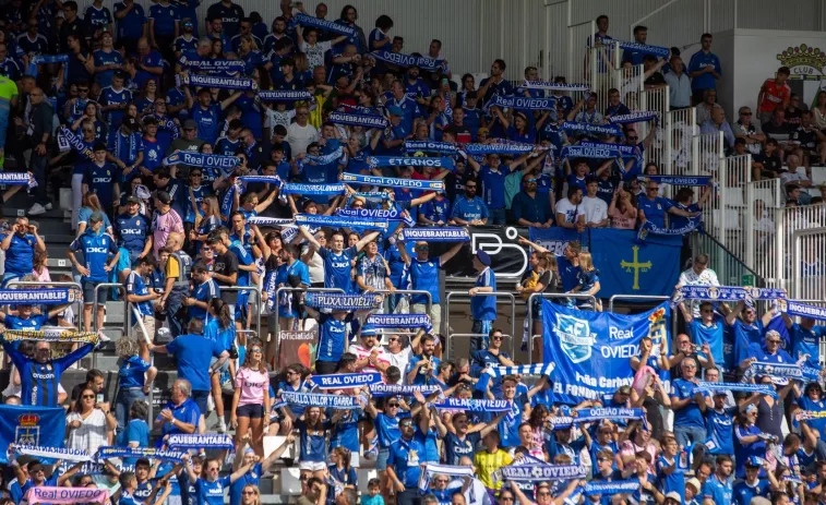 Los aficionados del Real Oviedo agotan todas las entradas enviadas por el Racing para su visita a A Malata