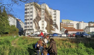 El mejor mural del mundo atrae cientos de visitantes a Fene