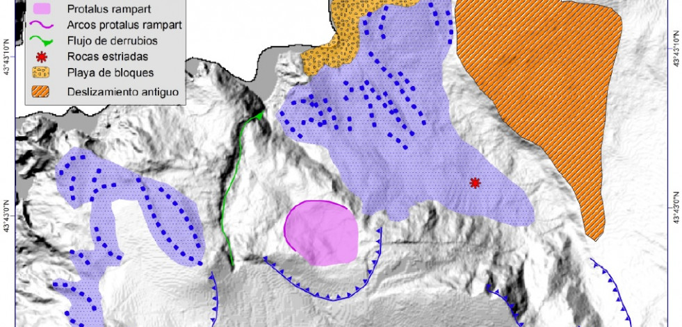 Un estudio reciente revela el origen glaciar de la Serra da Capelada