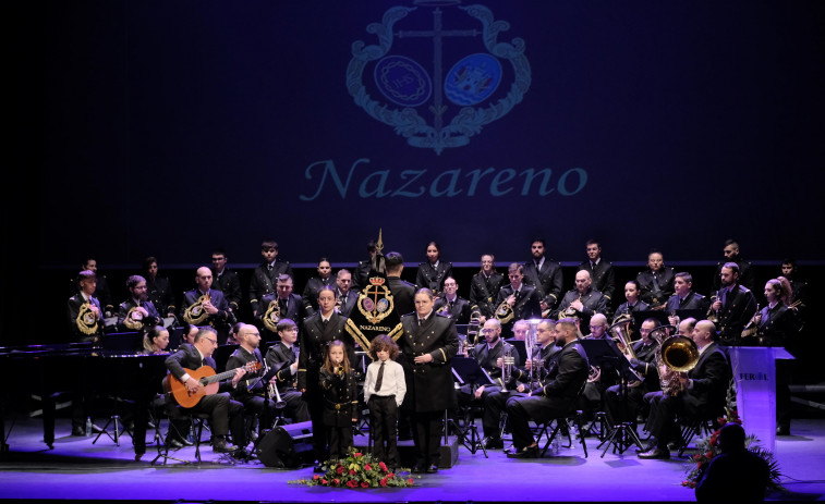 La Banda de Nuestro Padre Jesús Nazareno llenó el Jofre en su concierto ‘La luz de tu misericordia’