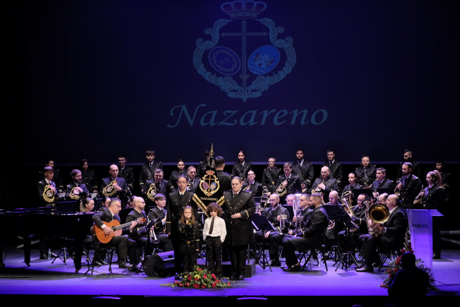 La Banda de Nuestro Padre Jesús Nazareno llenó el Jofre en su concierto ‘La luz de tu misericordia’