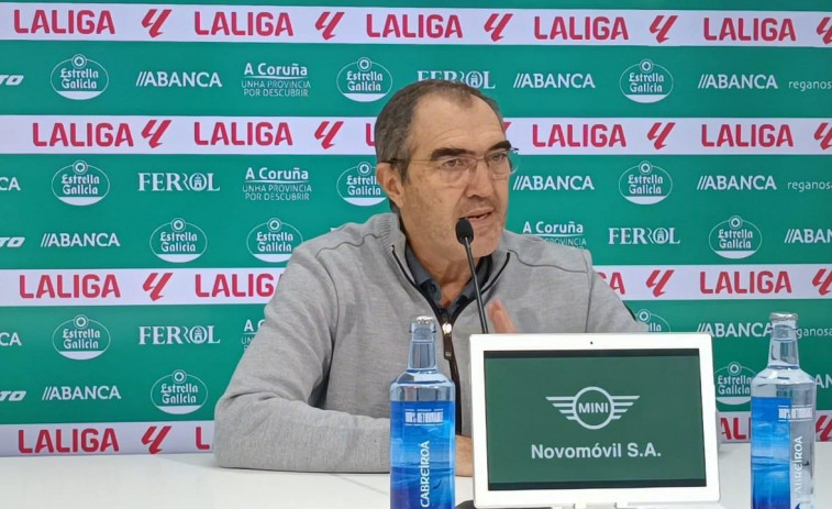 Carlos Mouriz, director deportivo del Racing: “No tenemos plazo para que Vadillo vuelva a Ferrol”