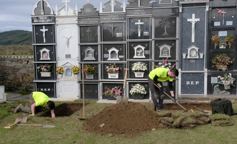 Iniciados los trámites para una nueva prospección en el cementerio de O Val