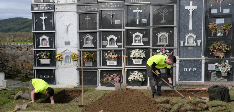 Iniciados los trámites para una nueva prospección en el cementerio de O Val