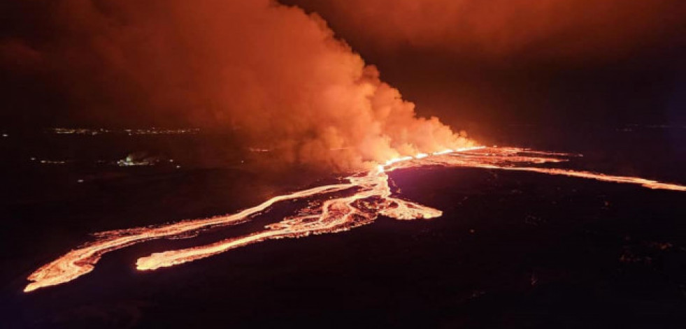 Islandia experimenta cuarta erupción volcánica desde octubre