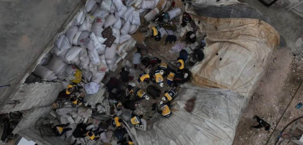 Mueren cinco niños por el derrumbe de un muro en una guardería del noroeste de Siria