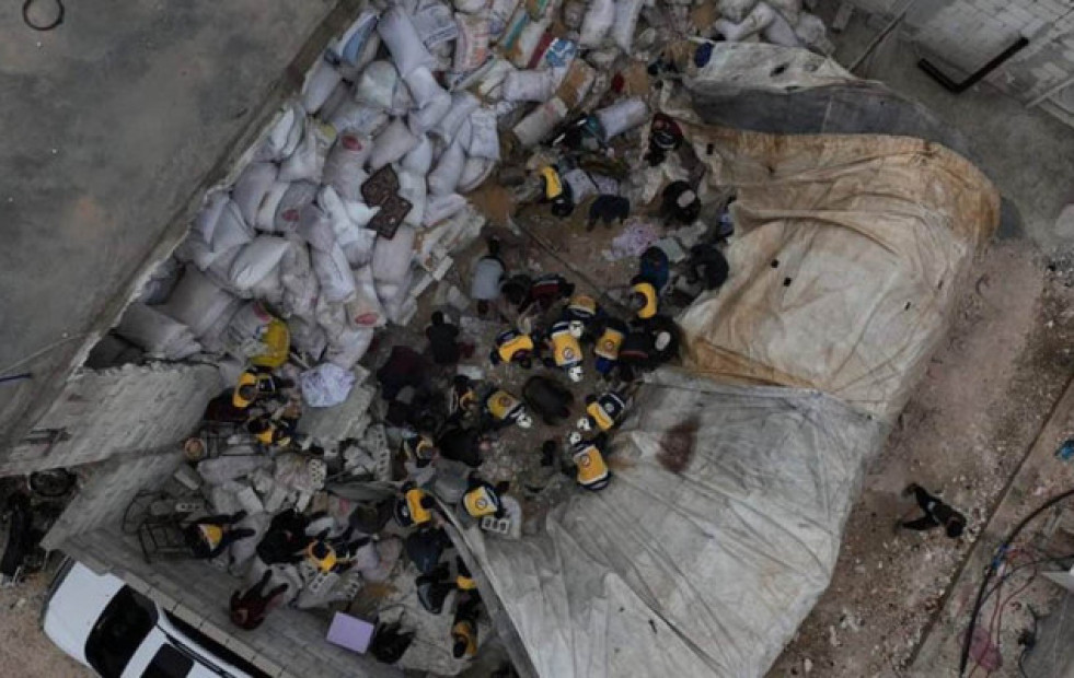 Mueren cinco niños por el derrumbe de un muro en una guardería del noroeste de Siria