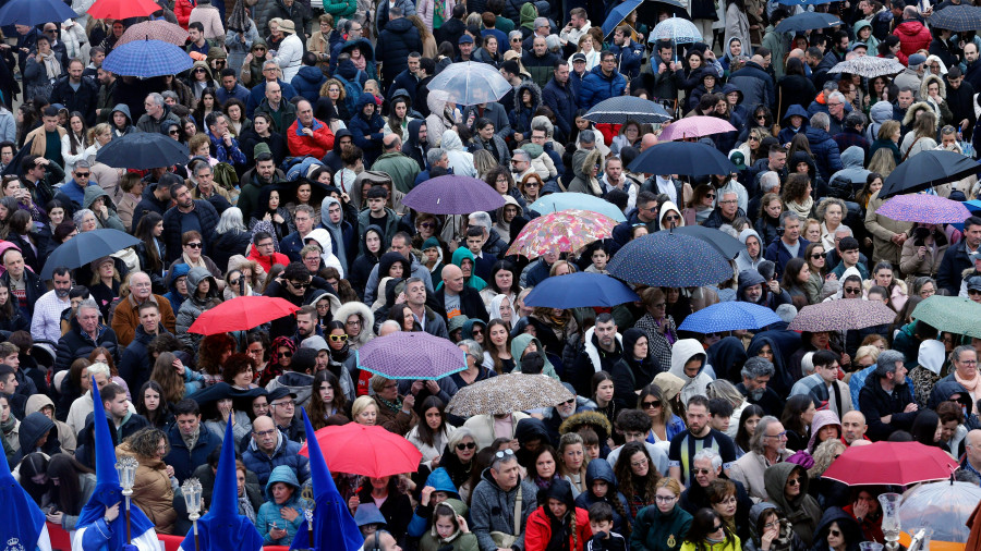 Sabor agridulce para despedirse de una Semana Santa más corta de lo normal por culpa de la lluvia