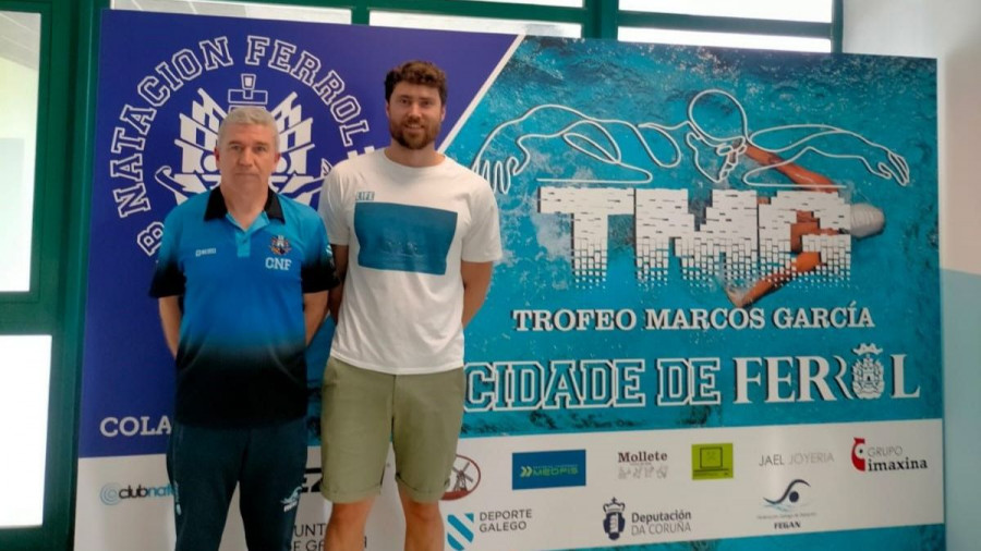 Marcos García, internacional del Natación Ferrol: “La época de nadador me lo enseñó casi todo para estar donde estoy”