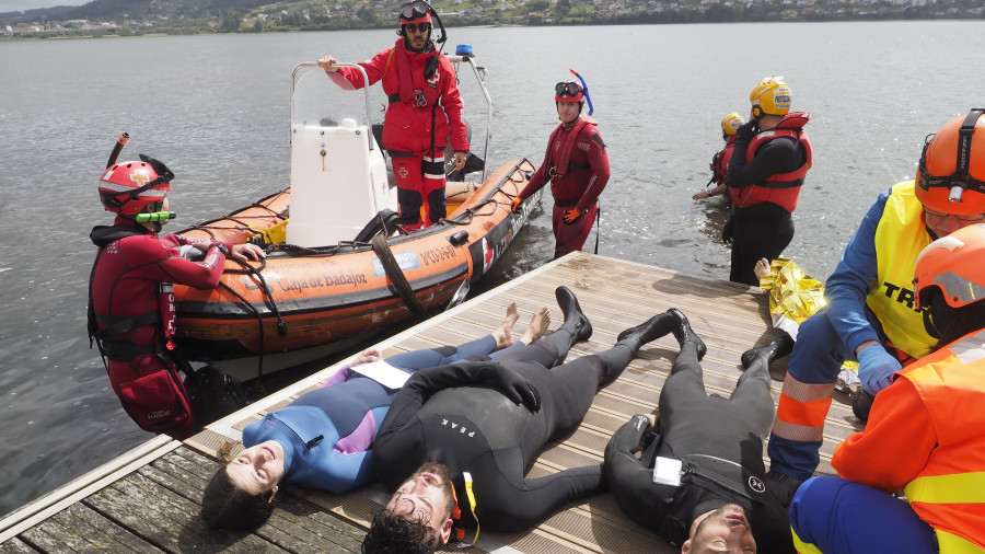 Simulacro internacional en Ferrol y Narón: así se coordinó el triple rescate