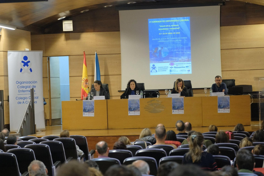 A primeira Xornada de Enfermaría Laboral celebrouse no Campus Industrial de Ferrol